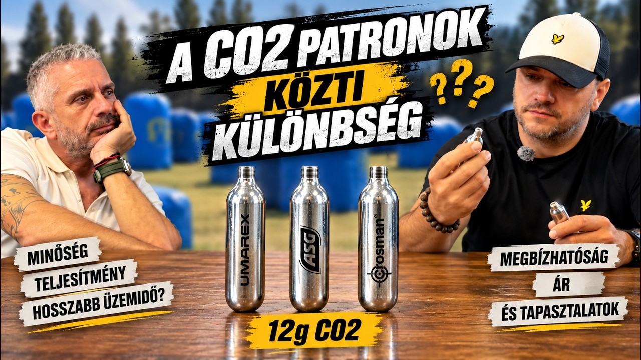 12g CO₂ patron teszt – tényleg számít, milyen márkát választasz?