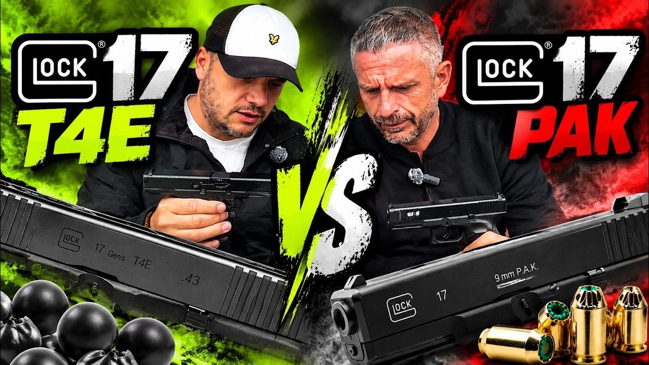 GLOCK 17 T4E vs GLOCK 17 PAK – mi a különbség a két GLOCK között?