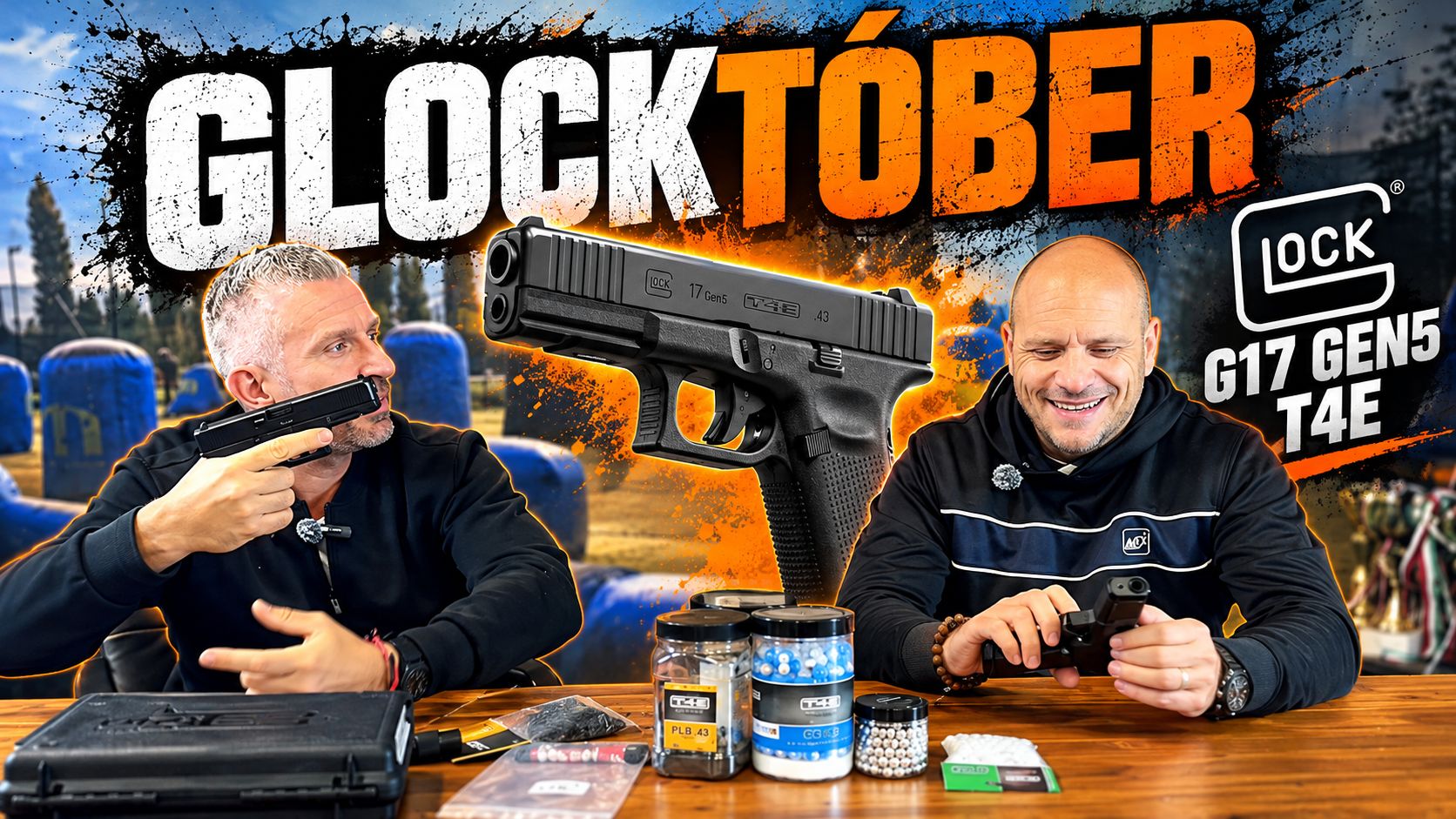 GLOCKTÓBER – GLOCK 17 Gen5 T4E bemutató: tulajdonságok, működés és ajánlott lövedékek