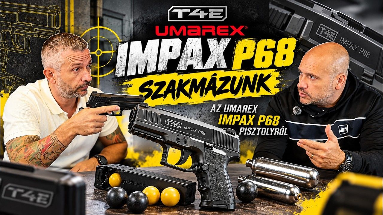 Umarex IMPAX P68 – az új .68-as T4E CO2 pisztoly bemutatása