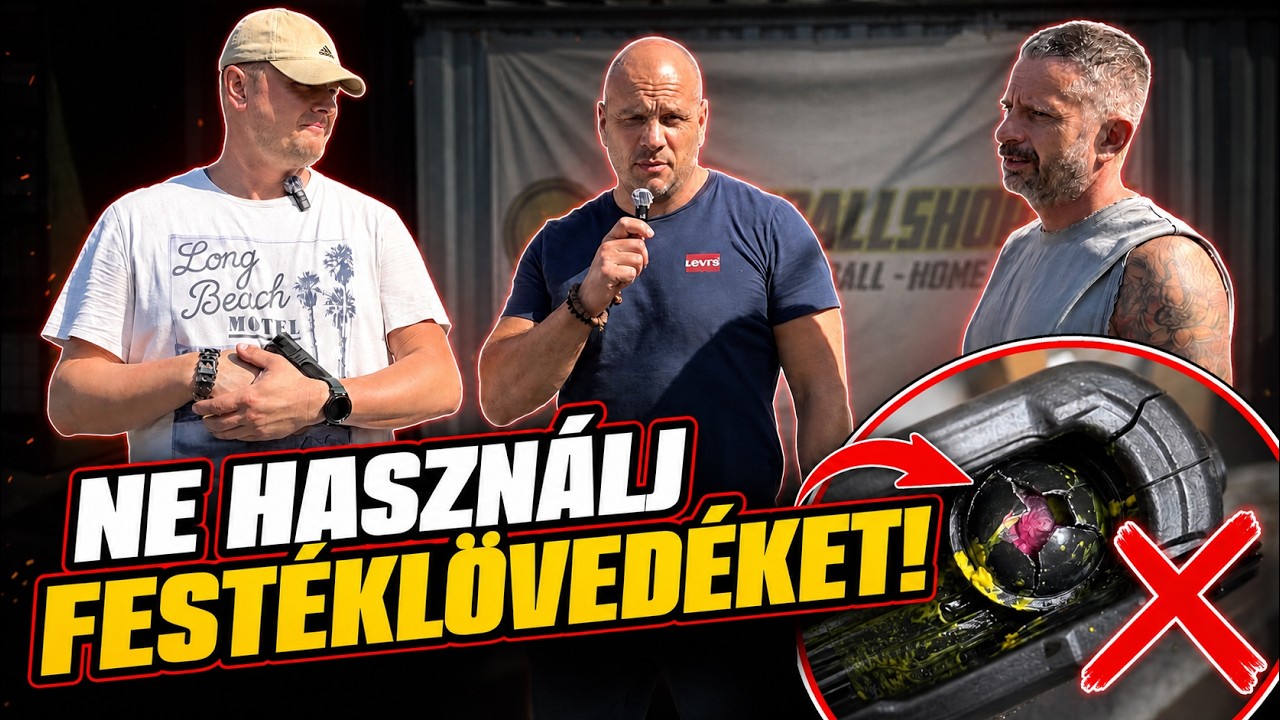 Miért nem ajánlott festéklövedéket használni T4E és más engedélymentes gyakorlófegyverekben?