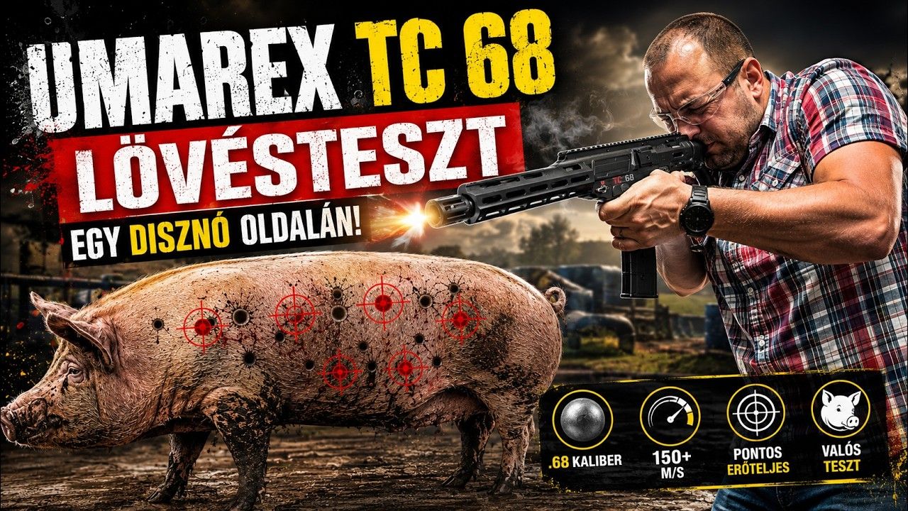 Umarex T4E TC 68 lövésteszt – mire képes valójában?