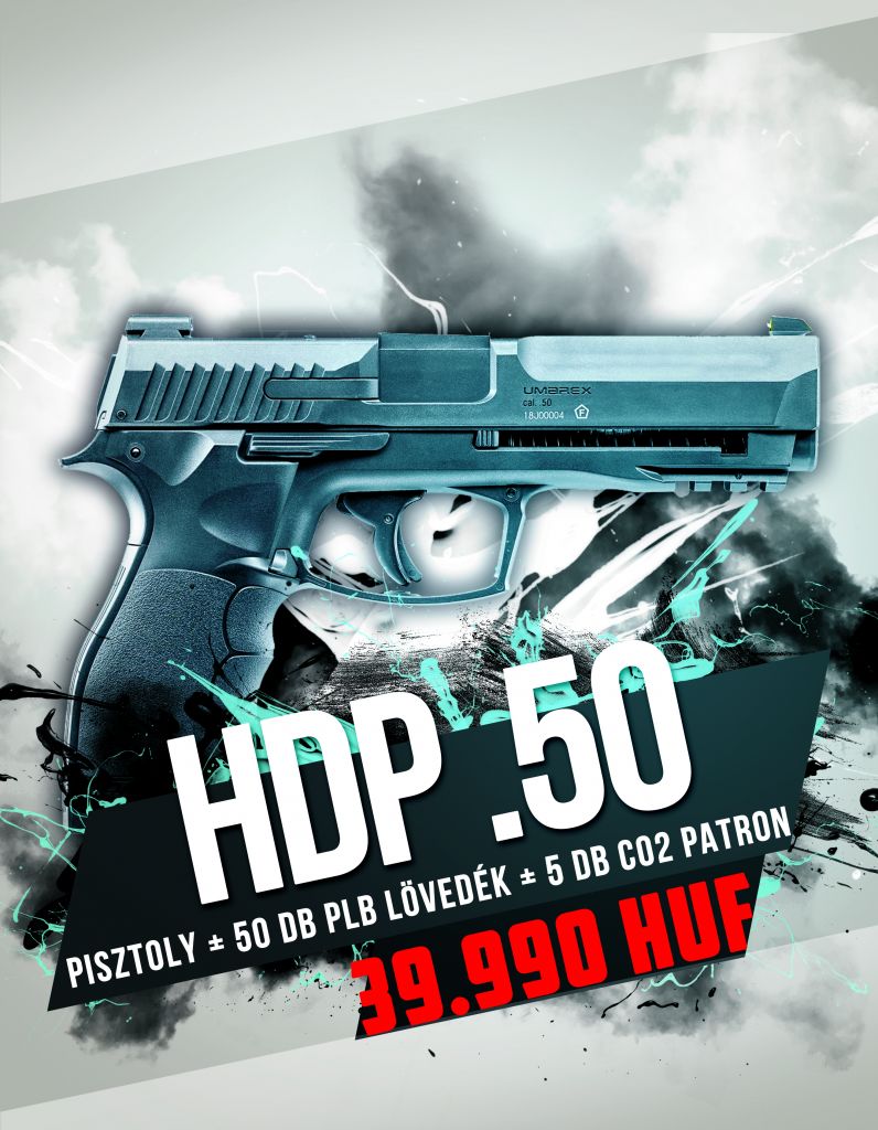 Umarex HDP .50 pisztoly csomag