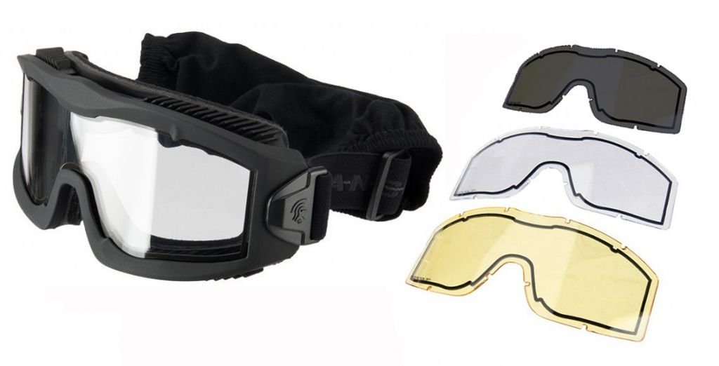Lancer Tactical Thermal Mask AERO OD 3 lencsével