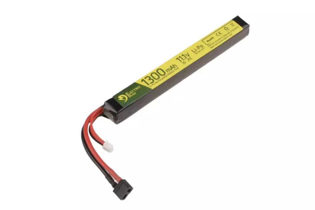 Airsoft Electro River LiPo 11.1V 1300mAh 25/50C T-connect (DEANS)