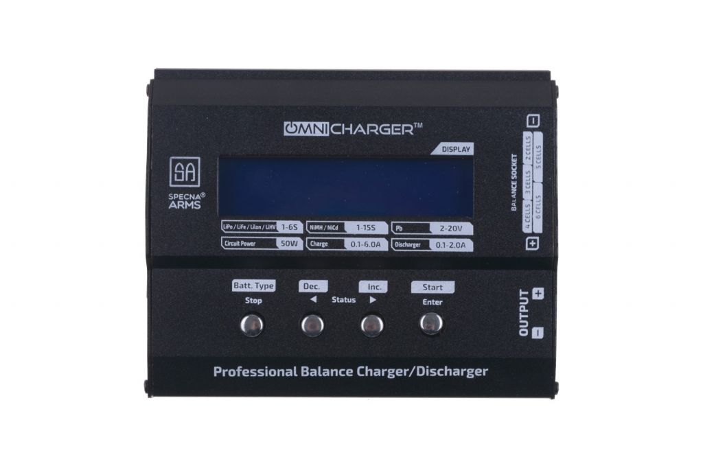 Airsoft OmniCharger™ Microprocessor Charger w/ Power Supply töltő