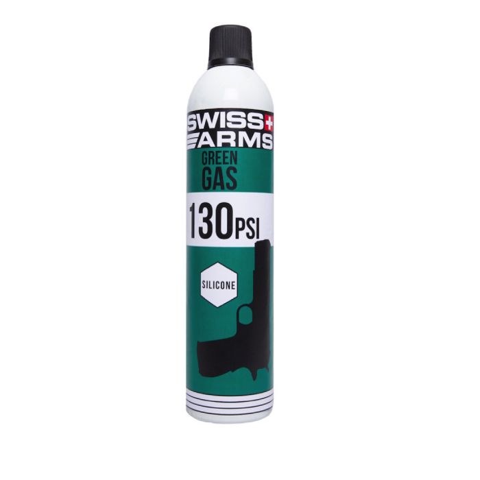 Swiss Arms Green gas 130 PSI 760ml with silicone